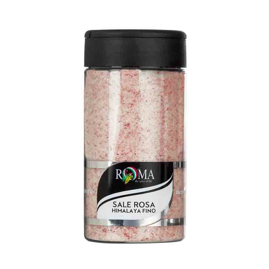 Pink Salt Extra Fine Plastic Shaker - 0.55 lbs (250g) | Lumina